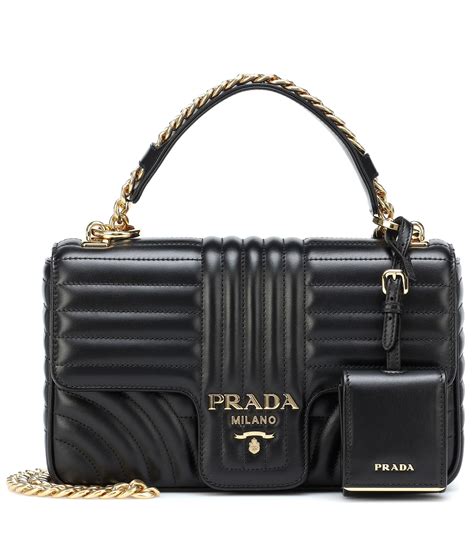 prada diagramme medium leather shoulder bag|prada diagramme shoulder bag review.